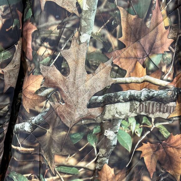 Billabong Jacket Mens Medium Green Hooded Full Zip Lined Parka Outdoor Coat Camo - Picture 15 of 16